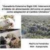 Ganadería Extensiva Siglo XXI: Intervención en el hábito de alimentación del ovino en pastoreo, como adaptación al Cambio Climático