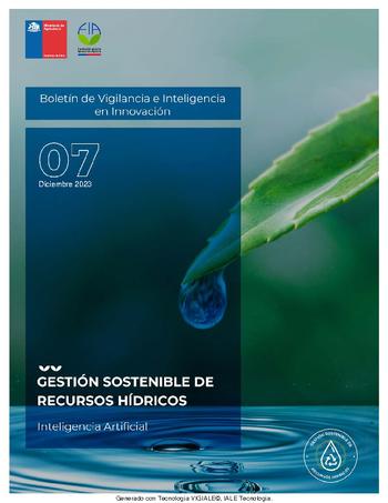 Gestión Sostenible de Recursos Hídricos. Boletín de Vigilancia e Inteligencia en Innovación, N°7 diciembre 2023