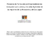 Proyecto de Formación en Emprendimiento Innovador para Liceos y Escuelas Agrícolas de las regiones IX y X