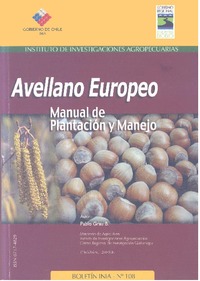 Avellano europeo. Manual de plantación y manejo.