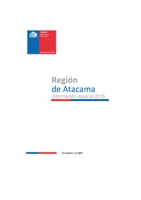 Información regional agrícola 2016 (Atacama)