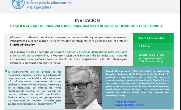 Invitación FAO Chile